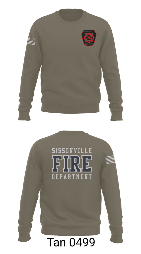 Crew Neck Sweatshirt, Sissonville Fire Department, Fire Department, Teamtime, Team time, sublimation, custom sports apparel, team uniforms, spirit wear, spiritwear, sports uniforms, custom shirts, team store, custom team store, fundraiser sports, apparel fundraiser