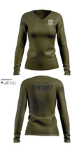Uintah County Sheriffs Office Women's Long Sleeve V-neck Shirt - 24
