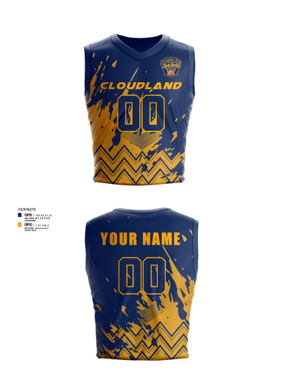 Cloudland Womens Basketball Jersey - 4