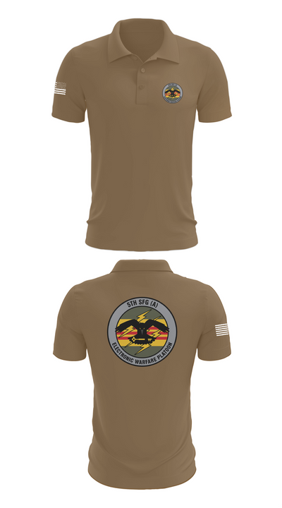 MICO GSB 5TH GROUP EW PLATOON 16265952 Short Sleeve Performance Polo - 7