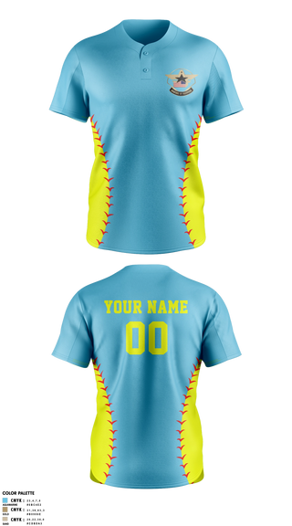 Two Button Softball Jersey, Aviators of Fastpitch, Softball, Teamtime, Team time, sublimation, custom sports apparel, team uniforms, spirit wear, spiritwear, sports uniforms, custom shirts, team store, custom team store, fundraiser sports, apparel fundraiser