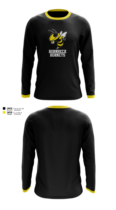 Hornbeck Lady Hornets 8637101 Long Sleeve Performance Shirt 6