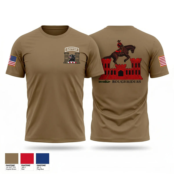Short Sleeve Performance Shirt, 630th Engineer Clearance Company, Army, Teamtime, Team time, sublimation, custom sports apparel, team uniforms, spirit wear, spiritwear, sports uniforms, custom shirts, team store, custom team store, fundraiser sports, apparel fundraiser