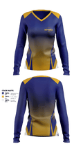 Fluvanna Middle School Softball 32439267 Women's Long Sleeve V-neck Shirt - 4