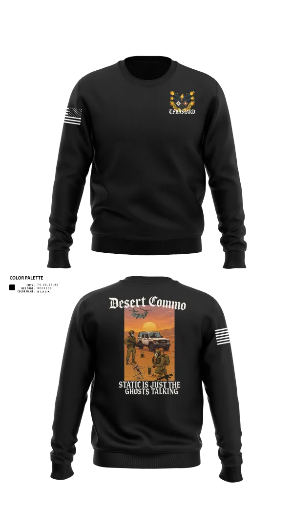 Crew Neck Sweatshirt, Task Force Bataan, , Teamtime, Team time, sublimation, custom sports apparel, team uniforms, spirit wear, spiritwear, sports uniforms, custom shirts, team store, custom team store, fundraiser sports, apparel fundraiser