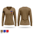 2/254 RTI Women's Long Sleeve V-neck Shirt - 1