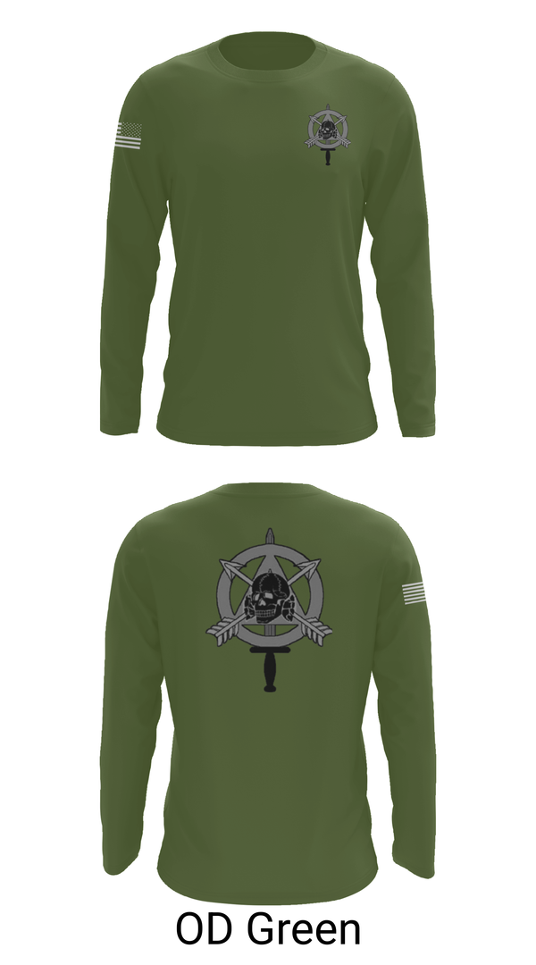 Long Sleeve Performance Shirt, ODB 740, Army, Teamtime, Team time, sublimation, custom sports apparel, team uniforms, spirit wear, spiritwear, sports uniforms, custom shirts, team store, custom team store, fundraiser sports, apparel fundraiser