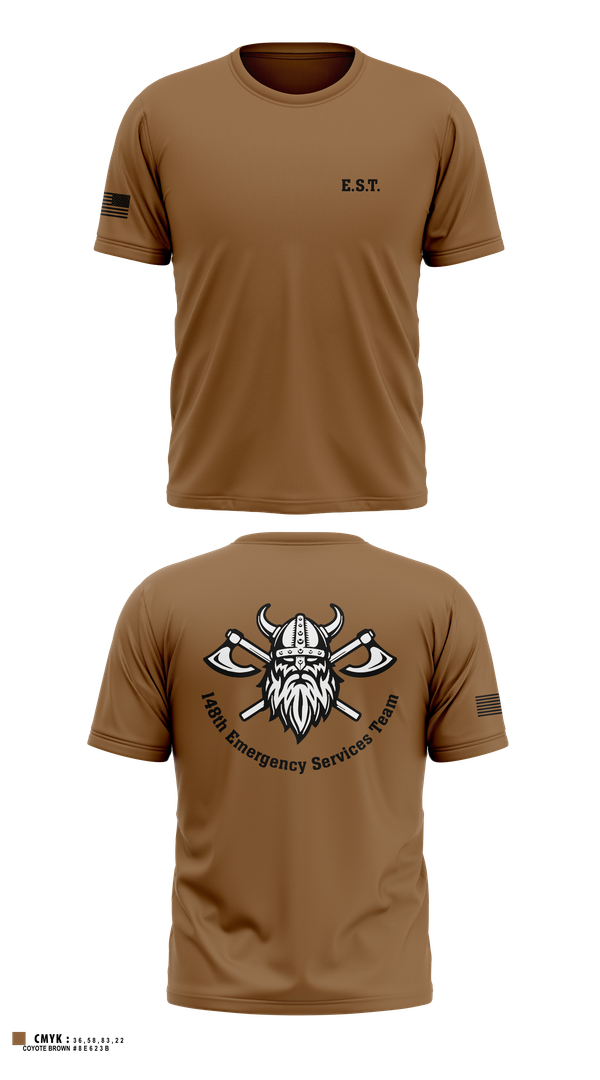 Old School Cotton Feel Shirt, 148th E.S.T., Police, Teamtime, Team time, sublimation, custom sports apparel, team uniforms, spirit wear, spiritwear, sports uniforms, custom shirts, team store, custom team store, fundraiser sports, apparel fundraiser