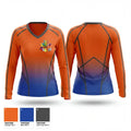 The Galaxy Of Queens 16210154 Women's Long Sleeve V-neck Shirt - 1
