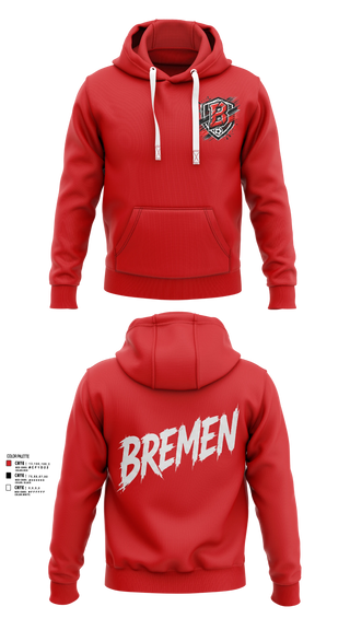 Hoodie, BREMEN HIGH SCHOOL, Men's Soccer, Teamtime, Team time, sublimation, custom sports apparel, team uniforms, spirit wear, spiritwear, sports uniforms, custom shirts, team store, custom team store, fundraiser sports, apparel fundraiser
