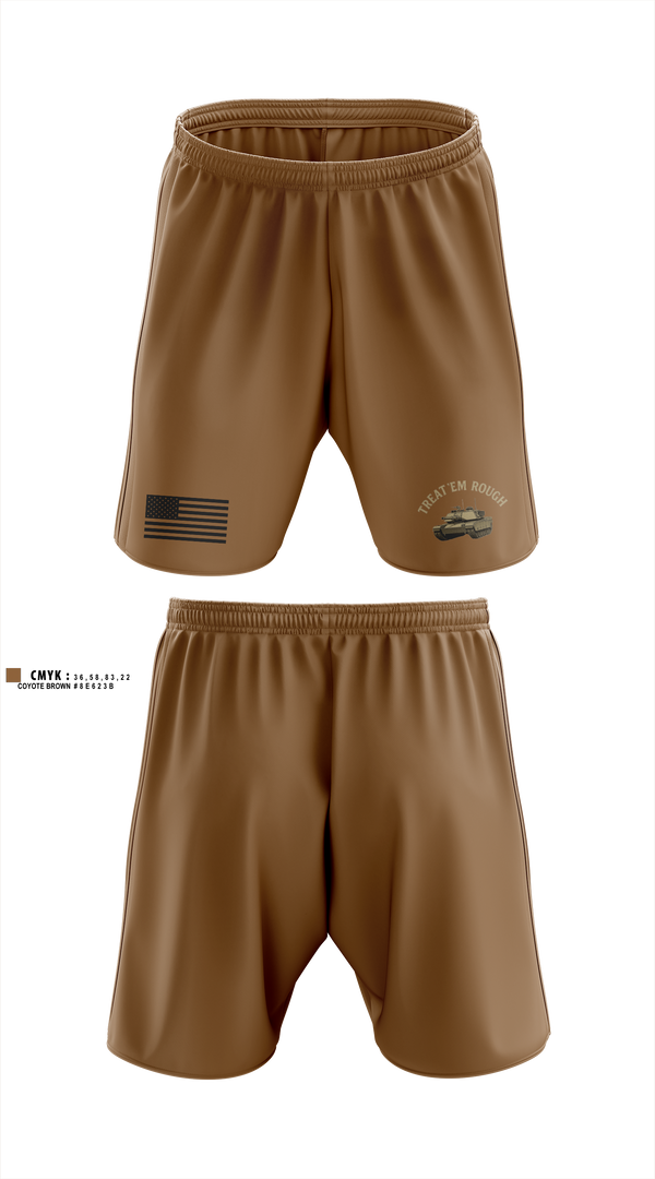 Athletic Shorts With Pockets, BadBet Company, 2-12CAV, Army, Teamtime, Team time, sublimation, custom sports apparel, team uniforms, spirit wear, spiritwear, sports uniforms, custom shirts, team store, custom team store, fundraiser sports, apparel fundraiser