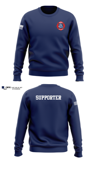 Crew Neck Sweatshirt, Rice Fire Dept, Fire Department, Teamtime, Team time, sublimation, custom sports apparel, team uniforms, spirit wear, spiritwear, sports uniforms, custom shirts, team store, custom team store, fundraiser sports, apparel fundraiser