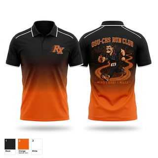 Short Sleeve Performance Polo, OSU-CHS Run Club, Track & Field, Teamtime, Team time, sublimation, custom sports apparel, team uniforms, spirit wear, spiritwear, sports uniforms, custom shirts, team store, custom team store, fundraiser sports, apparel fundraiser