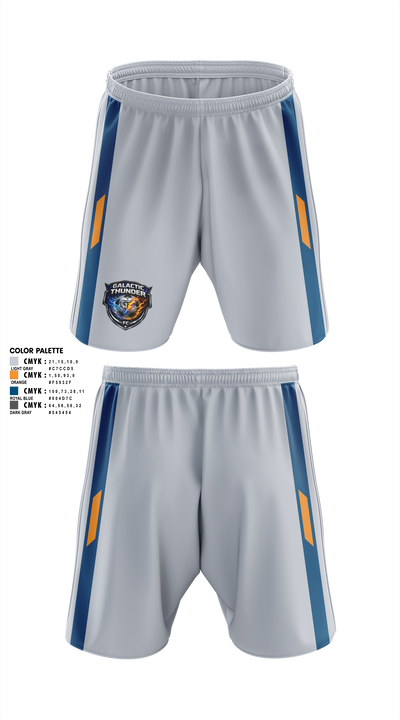Galactic Thunder 70695916 Mens Soccer Shorts - 21
