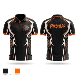 Short Sleeve Performance Polo, A.C. DAVIS PIRATES, , Teamtime, Team time, sublimation, custom sports apparel, team uniforms, spirit wear, spiritwear, sports uniforms, custom shirts, team store, custom team store, fundraiser sports, apparel fundraiser