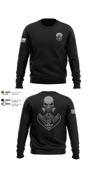 Crew Neck Sweatshirt, Domestic Security Operations, Police, Teamtime, Team time, sublimation, custom sports apparel, team uniforms, spirit wear, spiritwear, sports uniforms, custom shirts, team store, custom team store, fundraiser sports, apparel fundraiser