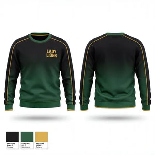 Crew Neck Sweatshirt, Lady Lions, Women's Soccer, Teamtime, Team time, sublimation, custom sports apparel, team uniforms, spirit wear, spiritwear, sports uniforms, custom shirts, team store, custom team store, fundraiser sports, apparel fundraiser
