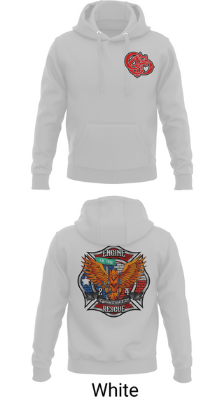 Hoodie, Cy Creek Fire 24, Fire Department, Teamtime, Team time, sublimation, custom sports apparel, team uniforms, spirit wear, spiritwear, sports uniforms, custom shirts, team store, custom team store, fundraiser sports, apparel fundraiser