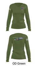 NAS JRB FORT WORTH 78488583 Women's Long Sleeve V-neck Shirt - 54