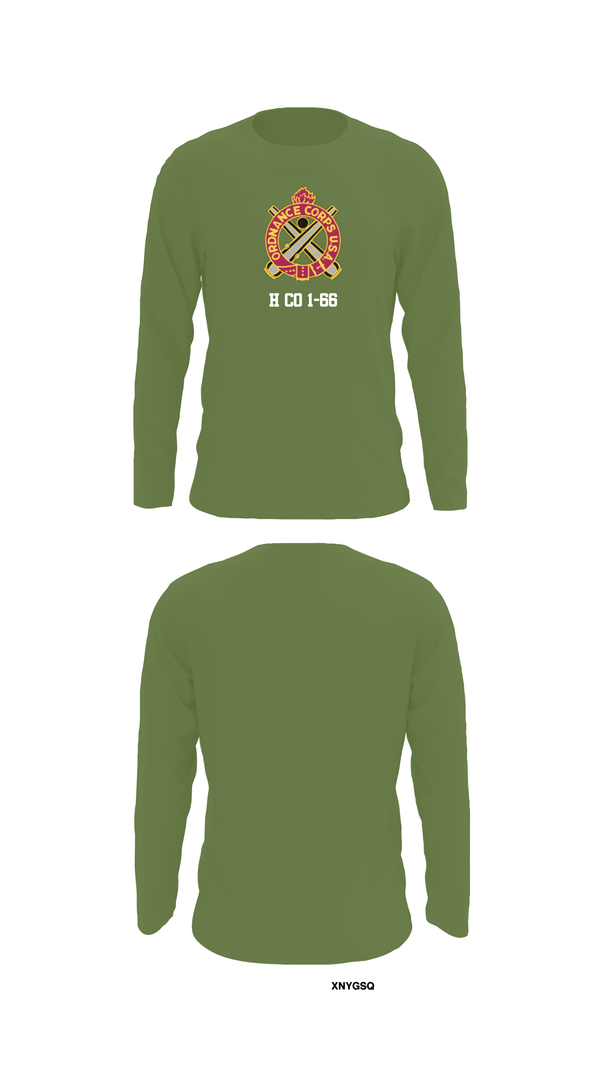 Long Sleeve Performance Shirt, H Co 1-66, , Teamtime, Team time, sublimation, custom sports apparel, team uniforms, spirit wear, spiritwear, sports uniforms, custom shirts, team store, custom team store, fundraiser sports, apparel fundraiser