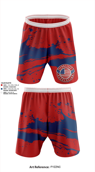 Athletic Shorts With Pockets, Tennessee Revolution, , Teamtime, Team time, sublimation, custom sports apparel, team uniforms, spirit wear, spiritwear, sports uniforms, custom shirts, team store, custom team store, fundraiser sports, apparel fundraiser