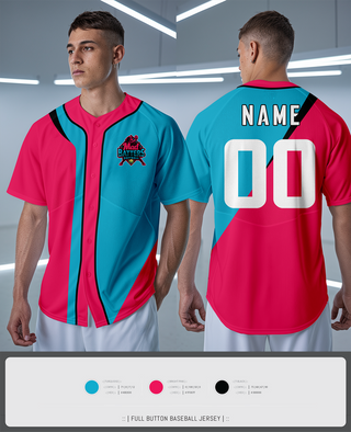 Full Button Baseball Jersey, MadBatters Softball, Softball, Teamtime, Team time, sublimation, custom sports apparel, team uniforms, spirit wear, spiritwear, sports uniforms, custom shirts, team store, custom team store, fundraiser sports, apparel fundraiser