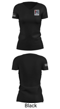 Mull Mustangs 47908731 Women's Short Sleeve V-neck Shirt - 38