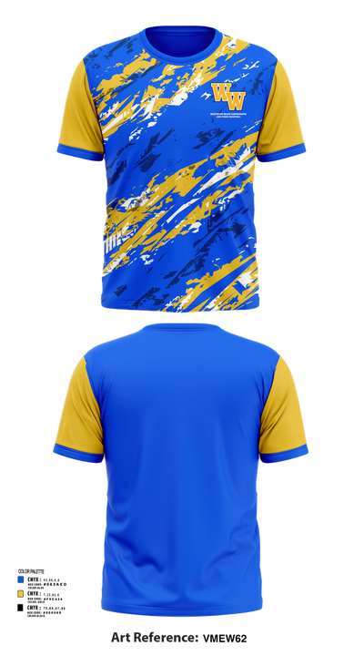 Washington-Wilkes Comprehensive High School Basketball 67951980 Short Sleeve Performance Shirt - 41