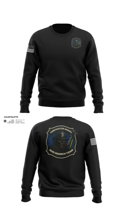 District 3 Fast 34907938 Crew Neck Sweatshirt - 4
