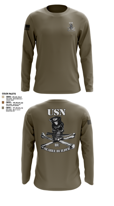 NMCB-25 17597723 Long Sleeve Performance Shirt 3