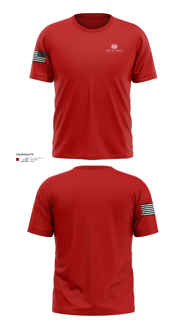 Old School Cotton Feel Shirt, RSS E-Town, , Teamtime, Team time, sublimation, custom sports apparel, team uniforms, spirit wear, spiritwear, sports uniforms, custom shirts, team store, custom team store, fundraiser sports, apparel fundraiser