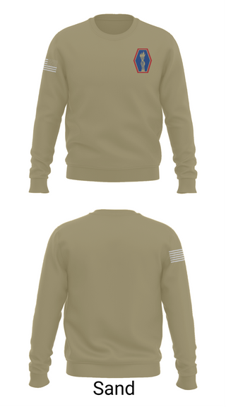 Crew Neck Sweatshirt, 100th BN 442nd IN, , Teamtime, Team time, sublimation, custom sports apparel, team uniforms, spirit wear, spiritwear, sports uniforms, custom shirts, team store, custom team store, fundraiser sports, apparel fundraiser