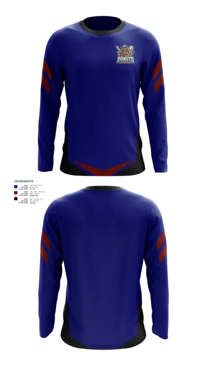 Big Daddy’s Donut 58564403 Long Sleeve Performance Shirt 1