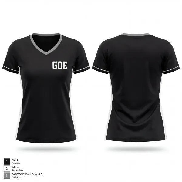 GOE 15906188 Women's Short Sleeve V-neck Shirt - 1