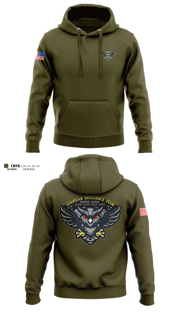 Hoodie, Guardian Resilience Team, Space Force, Teamtime, Team time, sublimation, custom sports apparel, team uniforms, spirit wear, spiritwear, sports uniforms, custom shirts, team store, custom team store, fundraiser sports, apparel fundraiser