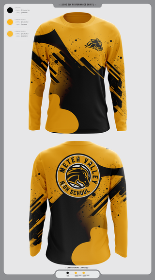 Long Sleeve Performance Shirt, Metea Valley High School Cheer, Cheer, Teamtime, Team time, sublimation, custom sports apparel, team uniforms, spirit wear, spiritwear, sports uniforms, custom shirts, team store, custom team store, fundraiser sports, apparel fundraiser