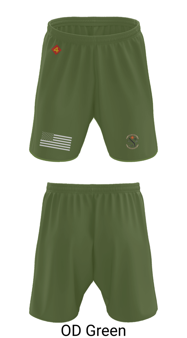 Athletic Shorts With Pockets, 14th Marine regiment 4th Marine corps division, , Teamtime, Team time, sublimation, custom sports apparel, team uniforms, spirit wear, spiritwear, sports uniforms, custom shirts, team store, custom team store, fundraiser sports, apparel fundraiser