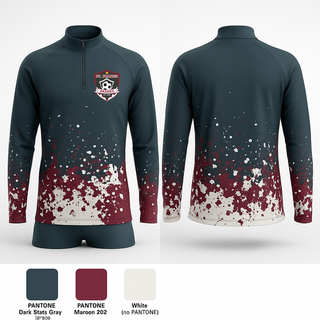 Quarter Zip Jacket, Sharks, Men's Soccer, Teamtime, Team time, sublimation, custom sports apparel, team uniforms, spirit wear, spiritwear, sports uniforms, custom shirts, team store, custom team store, fundraiser sports, apparel fundraiser