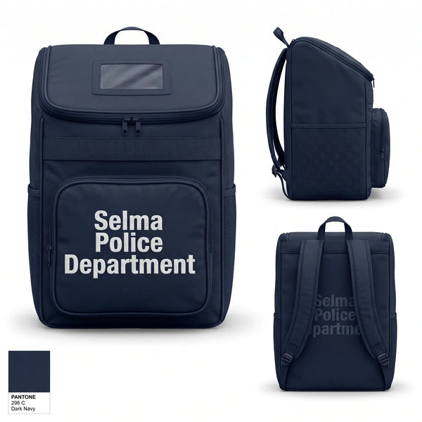 Gear Bag, Selma Police Department, Police, Teamtime, Team time, sublimation, custom sports apparel, team uniforms, spirit wear, spiritwear, sports uniforms, custom shirts, team store, custom team store, fundraiser sports, apparel fundraiser