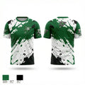 Ridley Green Raiders Girls Flag Football 540718 Soft Poly Tee Cotton Like Feel - 1