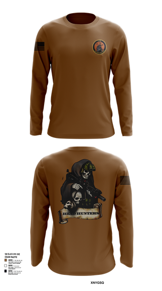 Long Sleeve Performance Shirt, HHC 2-135th AVN REG, , Teamtime, Team time, sublimation, custom sports apparel, team uniforms, spirit wear, spiritwear, sports uniforms, custom shirts, team store, custom team store, fundraiser sports, apparel fundraiser