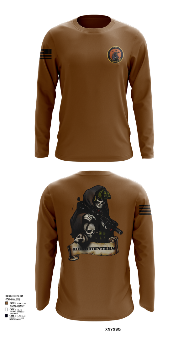 Long Sleeve Performance Shirt, HHC 2-135th AVN REG, , Teamtime, Team time, sublimation, custom sports apparel, team uniforms, spirit wear, spiritwear, sports uniforms, custom shirts, team store, custom team store, fundraiser sports, apparel fundraiser