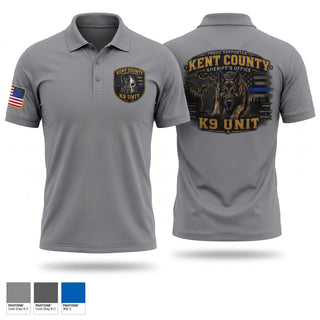 Short Sleeve Performance Polo, KCSO K9, Police, Teamtime, Team time, sublimation, custom sports apparel, team uniforms, spirit wear, spiritwear, sports uniforms, custom shirts, team store, custom team store, fundraiser sports, apparel fundraiser