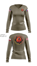 San Fernando Boxing Club 92427997 Women's Long Sleeve V-neck Shirt - 52