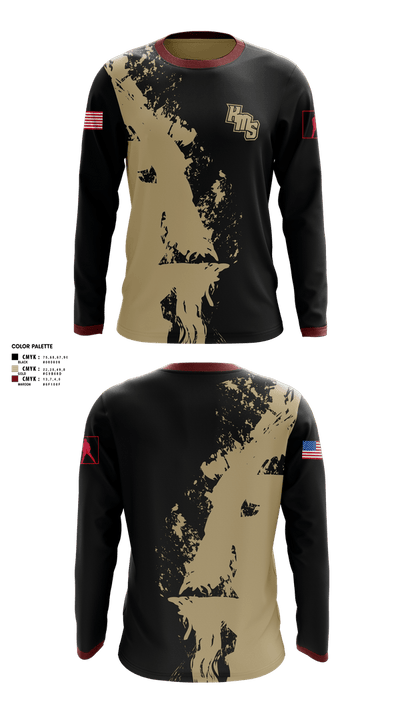 KMS Barnstomers 35452679 Long Sleeve Performance Shirt 1