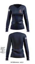 NMRTC El Paso 64078462 Women's Long Sleeve V-neck Shirt - 102