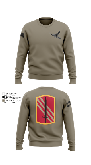 Crew Neck Sweatshirt, 196th BDE SIG CO, , Teamtime, Team time, sublimation, custom sports apparel, team uniforms, spirit wear, spiritwear, sports uniforms, custom shirts, team store, custom team store, fundraiser sports, apparel fundraiser