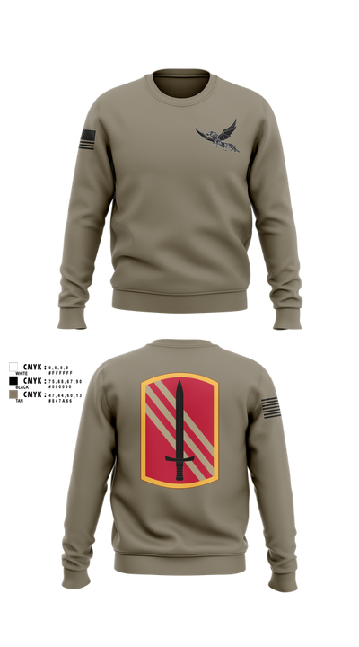 196th BDE SIG CO 21636857 Crew Neck Sweatshirt - 2