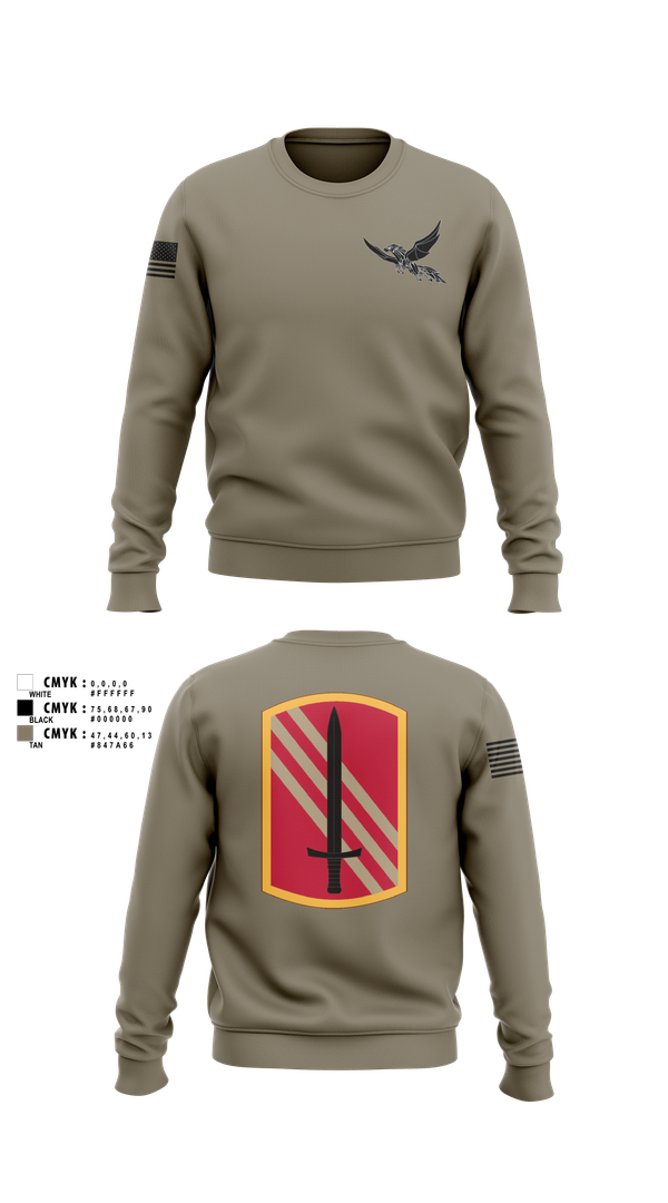 Crew Neck Sweatshirt, 196th BDE SIG CO, , Teamtime, Team time, sublimation, custom sports apparel, team uniforms, spirit wear, spiritwear, sports uniforms, custom shirts, team store, custom team store, fundraiser sports, apparel fundraiser
