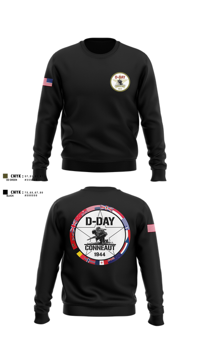 D-Day Ohio, Inc Crew Neck Sweatshirt - 3